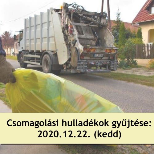 Csomagolási hulladékok gyűjtése – 2020-ban utoljára