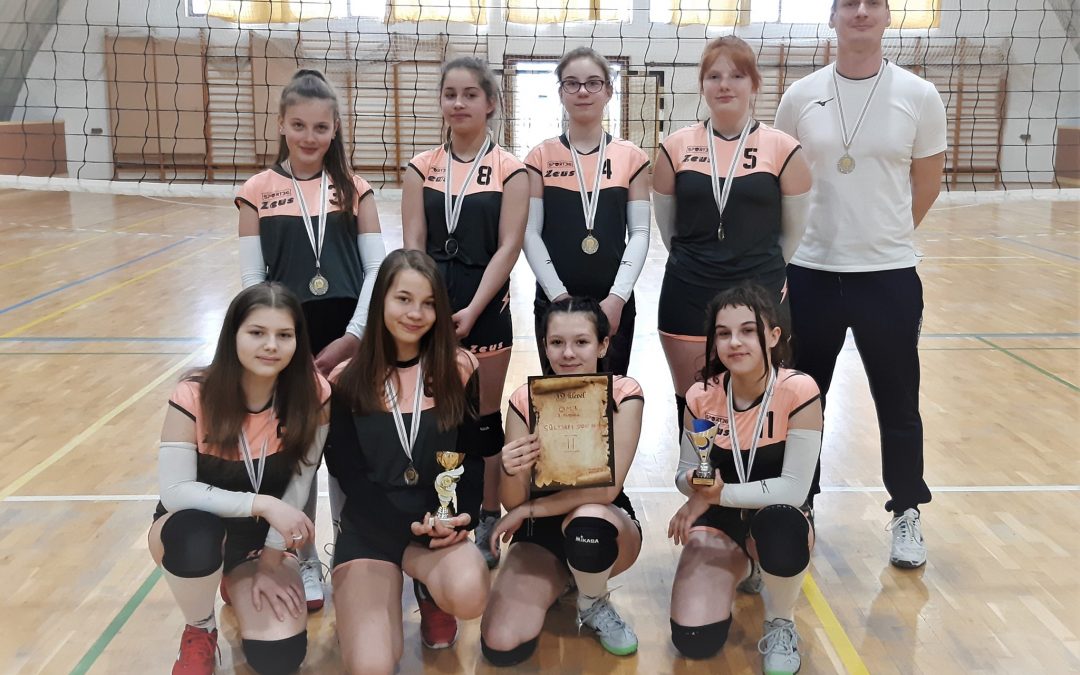 Röplabda – U13-as korosztályú lányaink újabb tornagyőzelme