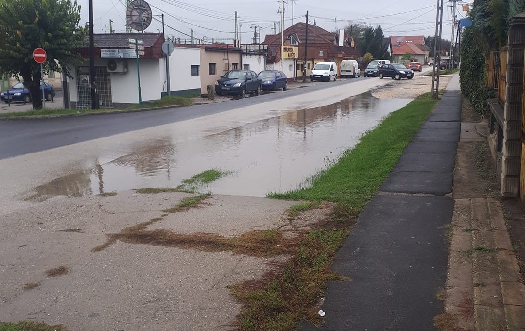 Mikorra készül el a vízelvezetés a vasút utcában?